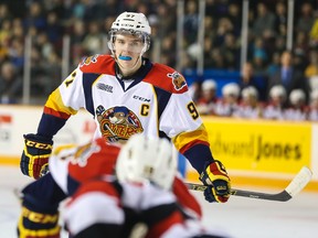 Connor McDavid of the Erie Otters in action against the Ottawa 67's during OHL hockey at the Arena at TD Place. February 1, 2015. Errol McGihon/Ottawa Sun/QMI Agency