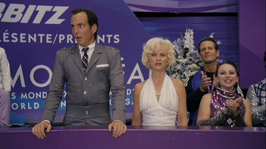 Amy Poehler and Will Arnett from Blades of Glory.PLAYED: Fairchild and Stranz Van Waldenberg. ROMANCE: Poehler and Arnett had already been married four years by the time they starred as an Olympic brother and sister figure skating duo in 2007’s Blades of Glory. Sadly, the glitter wore off their marriage a few years later when they divorced in 2012.
