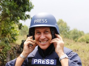 Al Jazeera journalist Peter Greste poses for a photograph in Kibati village, near Goma in the eastern Democratic Republic of Congo August 7, 2013. (REUTERS/Thomas Mukoya)