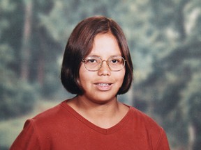 April Hornbrook, 24, was found dead in a vacant building on Main Street in 2011. The photograph was taken while April was a teenage student. (HANDOUT PHOTO)