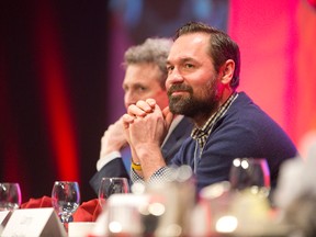 Darcy Tucker at the London Sports Celebrity Dinner and Auction at the London Convention Centre on Monday. (CRAIG GLOVER/The London Free Press)