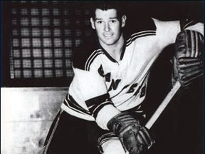 Vic Howe during his time with the New York Rangers.