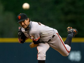 Barry Zito sat out the entire 2014 season after pitching for the San Francisco Giants in 2013. (Dustin Bradford/Getty Images/AFP/Files)