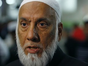 Imam Syed Soharwardy is shown in Calgary, Oct. 24, 2014. (JIM WELLS/QMI Agency)