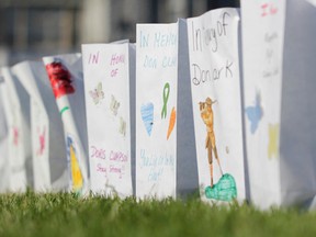 The sun came out for the 15th anniversary of the Relay for Life in Kingston held at Royal Military College on June 6, 2014 night.   Julia McKay/ QMI Agency