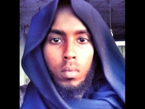 Khadar Khalib, a former Algonquin College student, is believed to be in Syria and was charged by the RCMP on Tuesday with absentia. (Photo courtesy Google Plus)