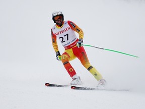 Manuel Osborne-Paradis skis during men’s downhill training on the Birds of Prey race course in Beaver Creek, Colo. (USA TODAY SPORTS)