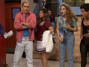 The "Saved by the Bell" cast reunites on "The Tonight Show Starring Jimmy Fallon."