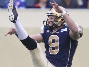 Winnipeg Blue Bombers' Mike Renaud has announced his retirement. (Kevin King/Winnipeg Sun file photo)