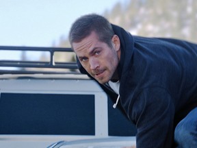The late Paul Walker in a scene from Furious 7.
