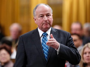 MP Rob Nicholson speaks during Question Period in the House of Commons on Parliament Hill in Ottawa January 26, 2015. REUTERS/Chris Wattie
