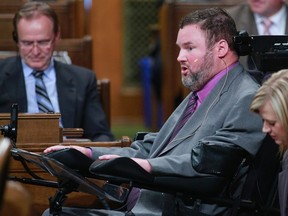 Minister of State for Transport Steven Fletcher speaks during Question Period on Parliament Hill in Ottawa June 11, 2013.