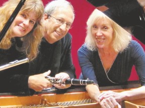 Flutist Sharon Kahan, left, clarinetist Jerome Summers and pianist Marion Miller (Douglas Bale, Special to QMI Agency)