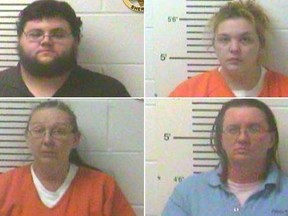 Clockwise from top left: Nathan Firoved, Elizabeth Hupp, Denise Kroutil, Rose Brewer. (Lincoln County Sheriff's Office)