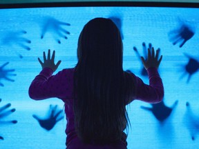 A still from MGM's remake of "Poltergeist."