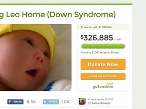 (Screenshot from GoFundMe.com)