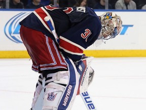 Henrik Lundqvist of the New York Rangers. (Bruce Bennett/AFP)