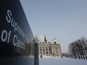 A view shows the Supreme Court of Canada in Ottawa February 6, 2015. The Supreme Court of Canada overturned a ban on physician-assisted suicide on Friday, unanimously reversing a decision it made in 1993 and putting Canada in the company of a handful of Western countries where the practice will be legal. REUTERS/Chris Wattie