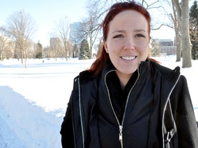 Londoner Colleen Miller at Victoria Park Feb. 5, 2015. CHRIS MONTANINI\LONDONER\QMI AGENCY