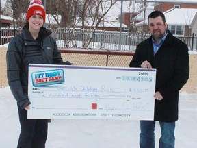 OUTDOOR RINK DONATION