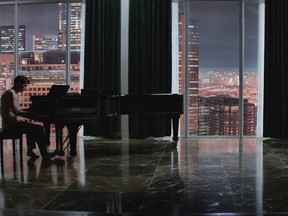 Jamie Dornan and Dakota Johnson in "Fifty Shades of Grey."