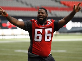 The Bombers could go after offensive lineman Stanley Bryant from the Stampeders.