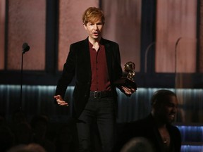 Beck at the 2015 Grammy Awards (Reuters photo)