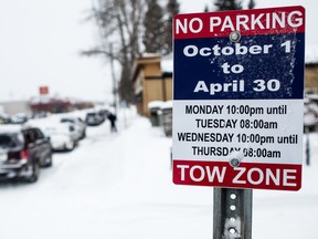 New signs like these have been posted around downtown, this is the last time that the yellow wooden signs will be used.

Adam Dietrich | Whitecourt Star