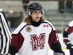 Tillsonburg's Gus Ford, 19, is now a member of the Junior B Chatham Maroons. (MARK MALONE/QMI AGENCY)