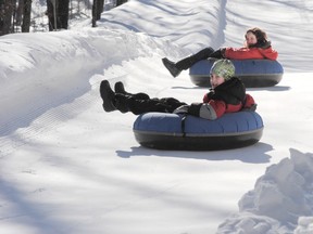 Tubing is another fun winter activity included with your day pass to Arrowhead Provincial Park in Huntsville, Ont. ANNA RODRIGUES PHOTO