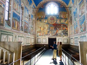 You'll get more time to study the exquisite detail of Giotto's frescoes in Padua's Scrovegni Chapel if you visit after 7 p.m. and pay a small extra fee. RICK STEVES PHOTO