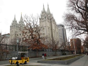 The Church of Jesus Christ of Latter-Day Saints' temple is pictured in Salt Lake City, Utah January 27, 2015. REUTERS/Jim Urquhart