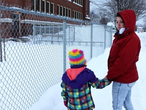 A 6 year old girl was forgotten in the courtyard of her school after a break. It took 15 to 20 minutes to the school to notice the disappearance. CAROLINE LEPAGE / QMI AGENCY