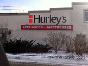 Concept design for the new sign at Hurley's Mattress and Appliance at 58 Broadway, Tillsonburg. (CONTRIBUTED PHOTO)