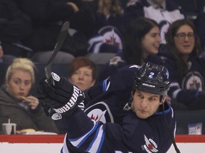 Adam Pardy sat out 11 games as a healthy scratch but has come back and played well fo the Jets when he was needed.