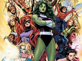 A-Force, comprised of females, is among the new titles to be launched by Marvel Comics this year. (Marvel Comics)