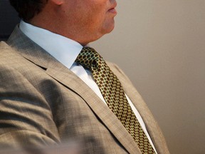 Ward 5 Coun. Michael Oshry is seen during an Edmonton City Council meeting at City Hall in Edmonton, Alta., on Tuesday, Jan. 27, 2015. A pesticide motion from Coun. Ben Henderson was delayed at the meeting. Ian Kucerak/Edmonton Sun/ QMI Agency