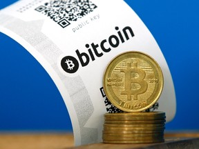 Bitcoin. 

REUTERS/Benoit Tessier