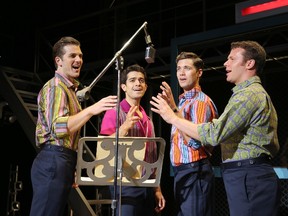 Some members of the touring Jersey Boys cast. (Submitted photo)