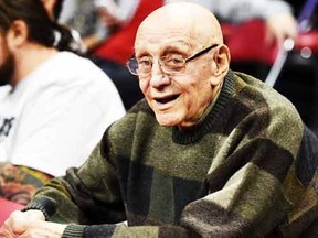 Former UNLV head basketball coach Jerry Tarkanian attends a game between the Morehead State Eagles and the UNLV Rebels at the Thomas & Mack Center on November 14, 2014 in Las Vegas, Nevada. UNLV won 60-59. (Ethan Miller/Getty Images/AFP)