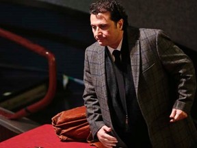 Captain of the Costa Concordia cruise liner Francesco Schettino walks in court during his trial in Grosseto February 11, 2015.   REUTERS/Max Rossi