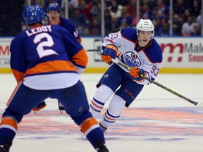 For Oilers centre Ryan Nugent-Hopkins, playing at Montreal's Bell Centre is an energizing experience. (USA TODAY SPORTS)