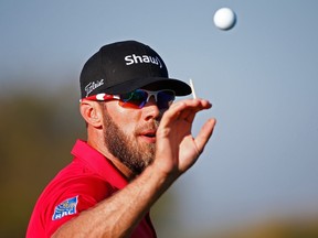 Graham DeLaet of Canada as seen on the practice range during the fourth round of the Waste Management Phoenix Open at TPC Scottsdale on February 1, 2015. (Sam Greenwood/Getty Images/AFP)