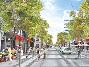 Long-time London retailer Ian Greasley has concerns about the proposed Downtown Plan for Dundas St. seen above in an artist?s rendering.