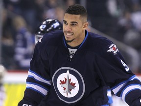 Evander Kane was traded to the Buffalo Sabres on Wednesday, Feb 11. (QMI Agency Files)