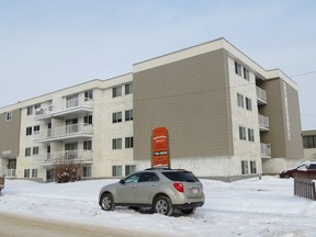 The MacDonald Place apartments where Mustafa Mattan was killed in downtown Fort McMurray. ANDREW BATES/QMI Agency.