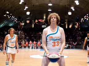 Actor Will Ferrell in Semi-Pro, a 2008 comedy featuring the fictional Flint Tropics basketball team. (Handout)