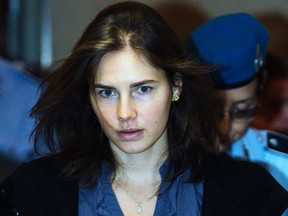 Amanda Knox, the U.S. exchange student convicted or murdering her British flatmate in Nov. 2007, is reportedly engaged. (Reuters)