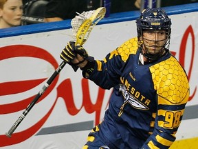 Callum Crawford of the Minnesota Swarm scored the winning goal for his team in its most recent game. (PERRY NELSON/QMI Agency files)