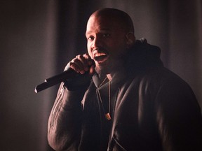 Kanye West performs at Roc city classic: Flatiron District on February 12, 2015 in New York City.  Dave Kotinsky/Getty Images/AFP